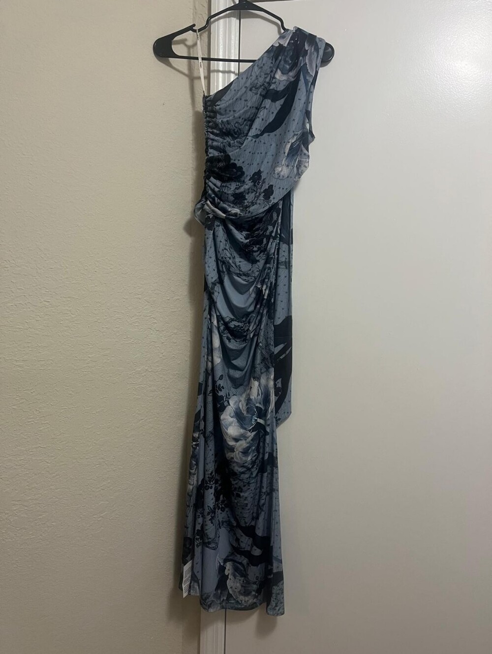 Blue Floral Maxi Dress